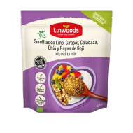 Semillas de Lino Girasol Calabaza Chia y Bayas de Goji Molidas En Frío 425g Linwoods ECO