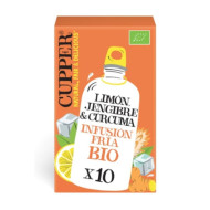 Ginger, Turmeric, Lemon Infusion 10 ECO Cupper Bags