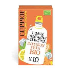 Ginger, Turmeric, Lemon Infusion 10 ECO Cupper Bags