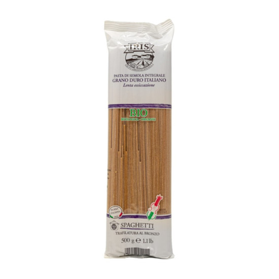Whole Wheat Spaghetti 500g Iris ECO - Pasta