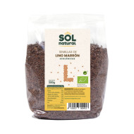 Brown Flax Seeds 500gr Sol Natural Organic