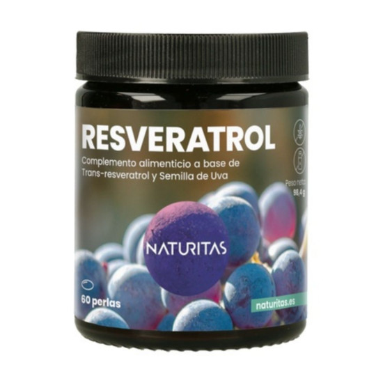Resveratrol 60 Cápsulas Naturitas Essentials - Antioxidantes