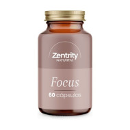 Focus – Ginseng, Rhodiola, Guarana & B Vitamins 60 Capsules Zentrity b