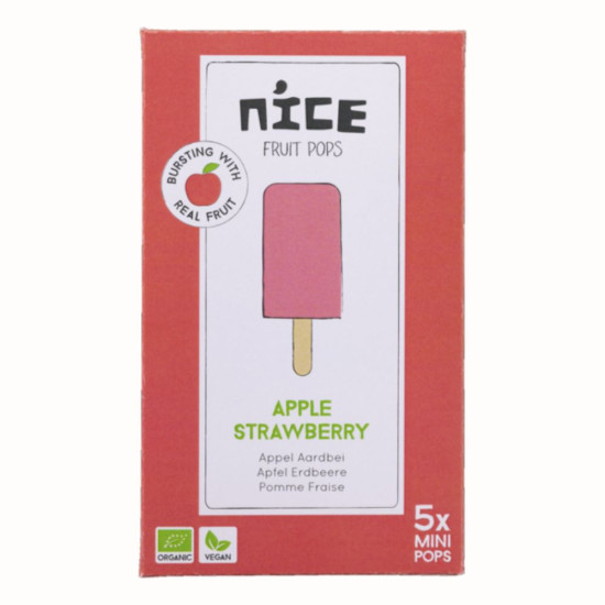 Mulipack Apple and Strawberry Polo 45ml (5und) Nice ECO - Ice cream