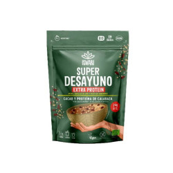 Super Desayuno Extra Protein Cacao y Proteína Calabaza 360gr Iswari Ec