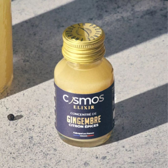 Shot Elixir – Concentrado de Jengibre 52ml Cosmos ECO - Zumos