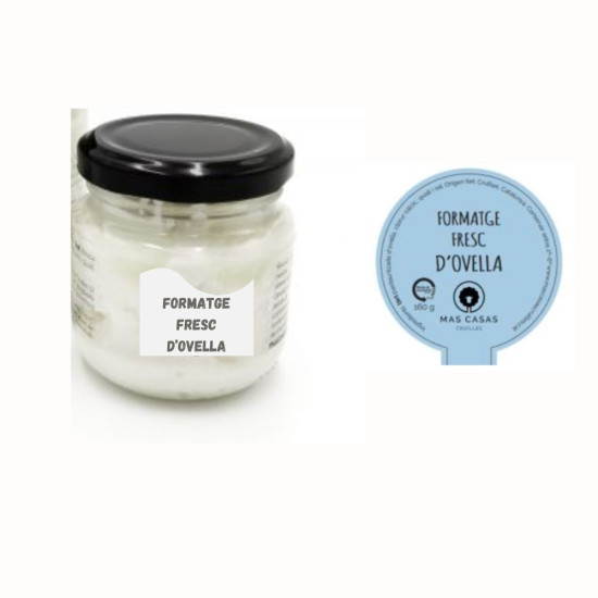 Queso Fresco de Oveja 160 gr Mas Casas Cruïlles - Quesos