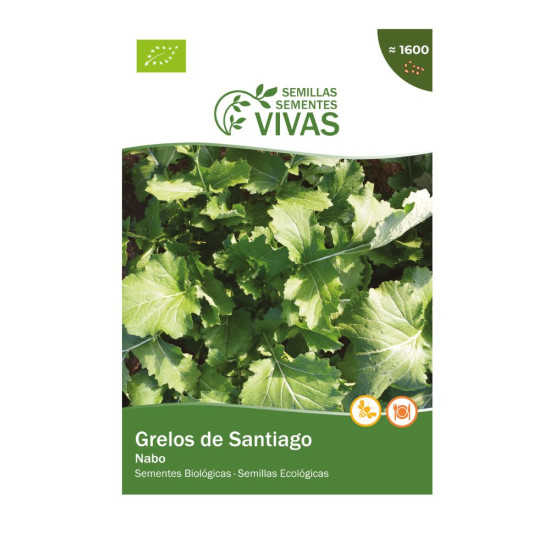 Semillas de Nap Grelos de Santiago Sementes Vivas ECO - Semillas