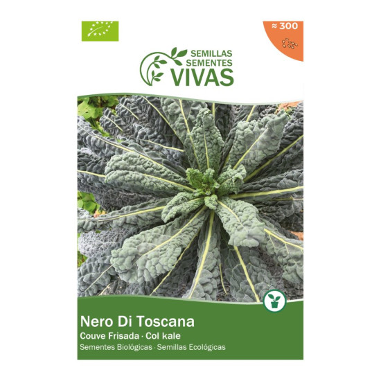 Graines de Chou Noir de Toscana Sementes Vivas ECO - Graines