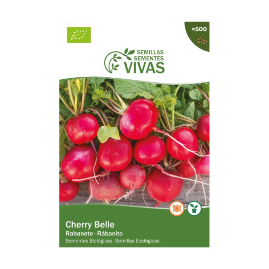 Radish Seeds Cherry Belle Sementes Vivas ECO - Seeds