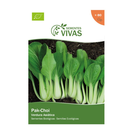 Semillas de Verdura Asiática Pak-choi Sementes Vivas ECO - Semillas