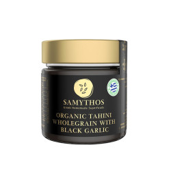 Tahini integral con ajo negro 200gr Samythos ECO