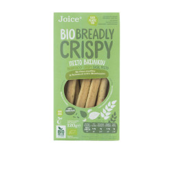 Breadly Crispy Popsicles with Basil Pesto 120gr Joice Foods ECO