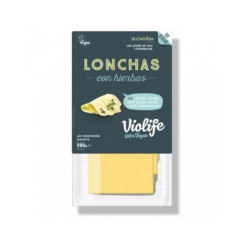 Queso Laminado Fatias con Hierbas 200gr Violife