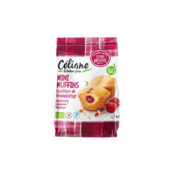 Mini muffins mermelada de frambuesas extra sin gluten 7 unidades Céliane E