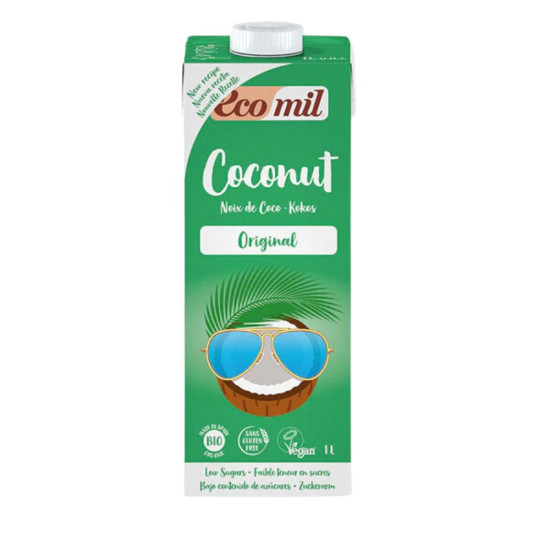 Bebida de Coco Original sin gluten 1L EcoMil ECO - Bebidas Vegetales
