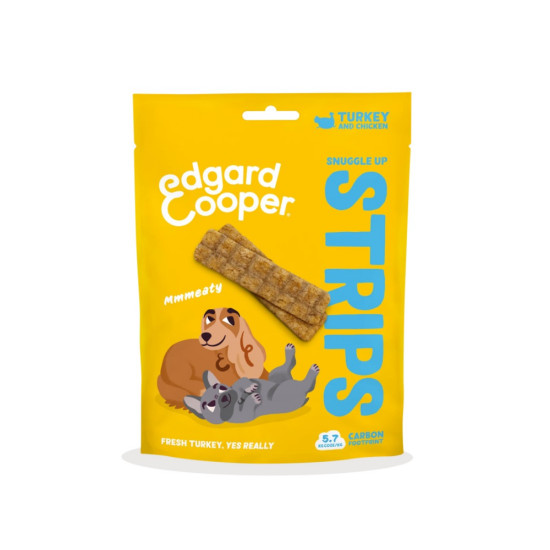 Strips Turkey and Chicken Dogs 75g Edgard Cooper - Mascotas