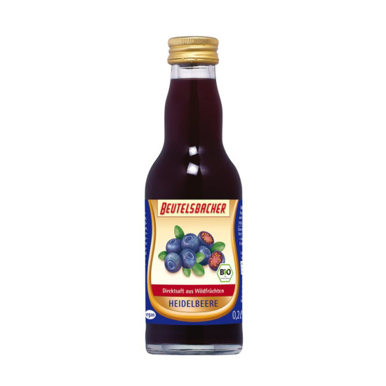 Blueberry Juice 200ml Beutelsbacher ECO - Juices