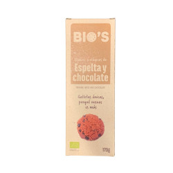 Galleta Artesana de espelta y chocolate Vegan 170Gr Artipa ECO