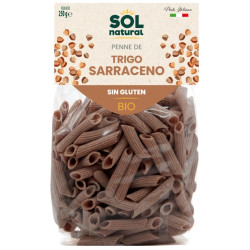 Macarrones de Trigo Sarraceno Sin Gluten 250gr Sol Natural ECO