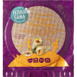 Papel de arroz integral Vietnamita Sin Gluten 150gr Terrasana ECO