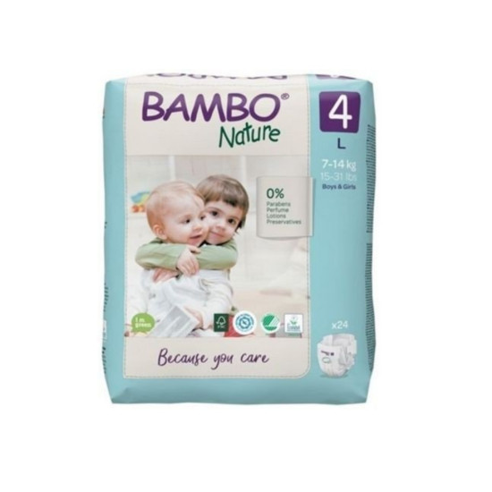 Couche L 7-14kg Bambo Nature ECO - Soins Personnels