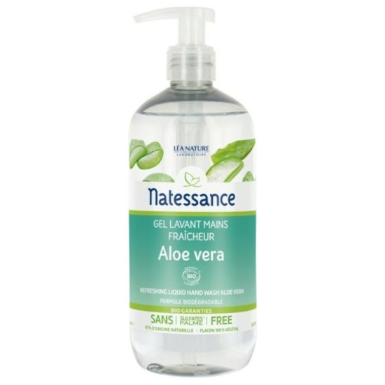 Natessance Aloe Vera Hand Cleansing Gel 500 ml Lea Nature ECO - Personal Care