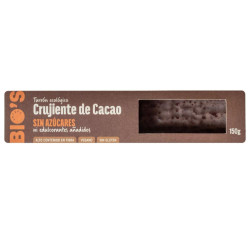 Torró Cruixent de Xocolata sense Sucre, Sense Gluten Ecològic 150gr Artipa