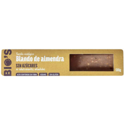Torró Tou d'Ametlla sense Sucre, Sense Gluten Ecològic 130gr Artipa