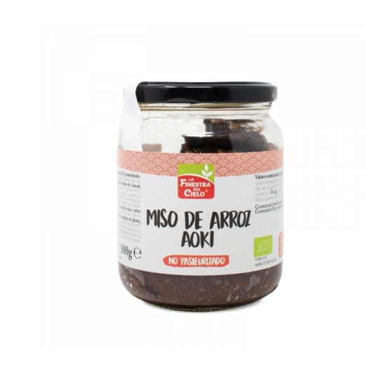 Miso d’arros Aoki no pasteurizado 300gr La finestra sul cielo ECO - Sauces