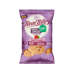 Chips de lentilles à la tomate et au basilic 80 g Realfooding