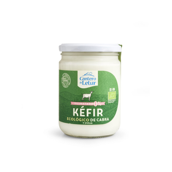 Kéfir de chèvre écrémé naturel CanterodeLetur 420g ECO - Yogurt