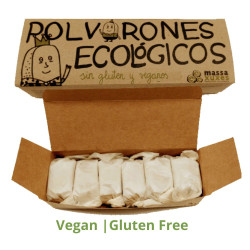 Caja Polvorones veganos Ecológicos sin gluten 6U MassaXuxes