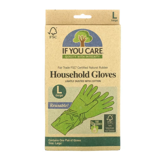 Gants en latex avec coton « L » si vous vous en souciez - Soins à domicile