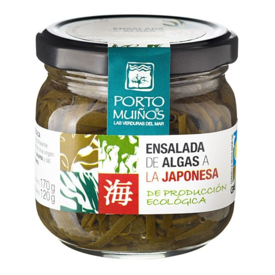 Seaweed Salad with Olive Oil 160gr Porto Muiños ECO - Canned