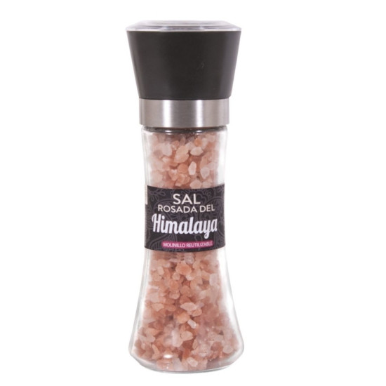 Himalayan pink salt with grinder 200gr SolNatural ECO - Salt