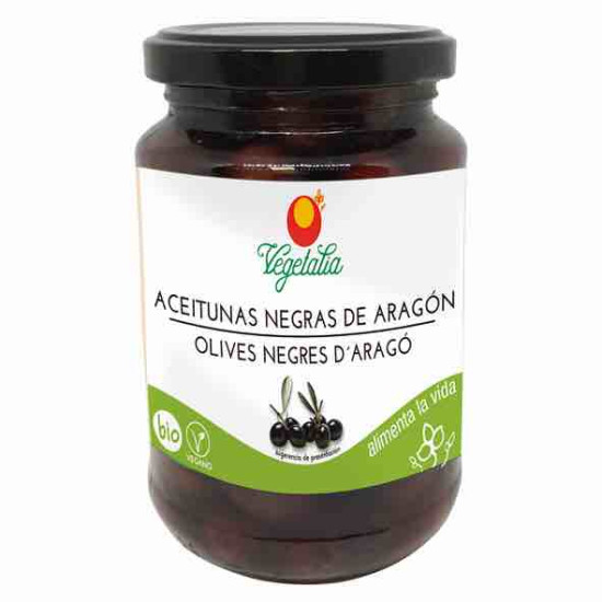 Olives Negres Aragó 220g Vegetalia ECO - Olives