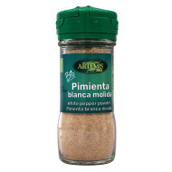 Ground white pepper 38gr Artemis Organic