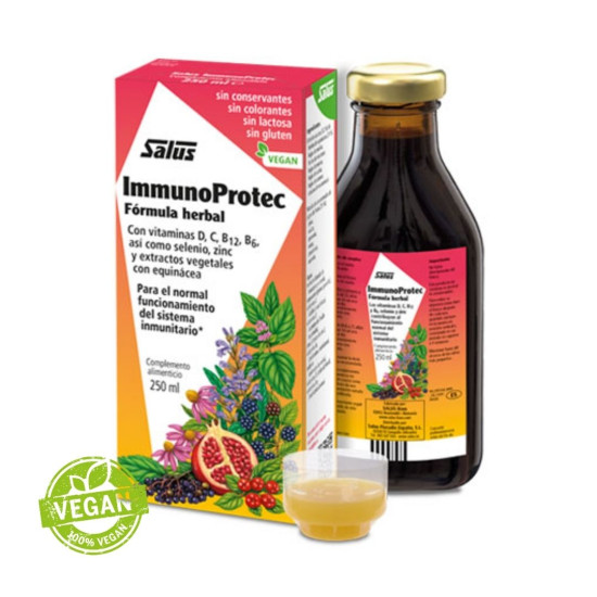InmunoProtect xarop 250ml (vegà) Salus - Sistema immunitari