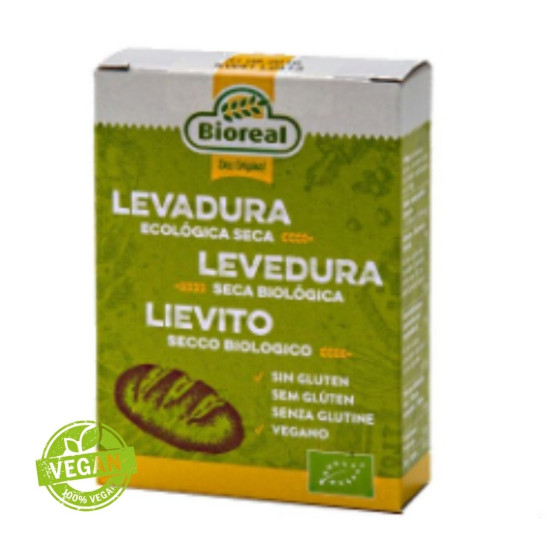 levadura Sec Sin Gluten Vg 45g Bioreal ECO - Harinas