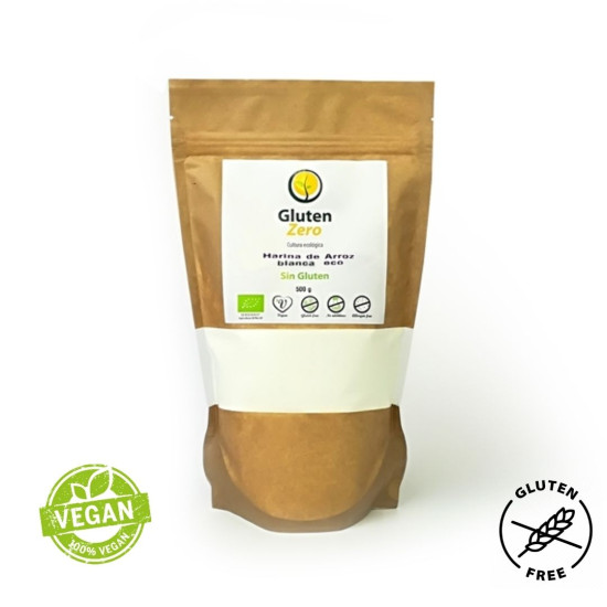 Farina dArròs Integral Sense Gluten 500gr GlutenZero ECO - Farines