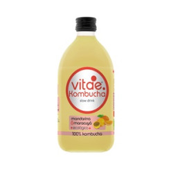 Kombucha Mandarina y Maracuyá 500ml Vitae ECO