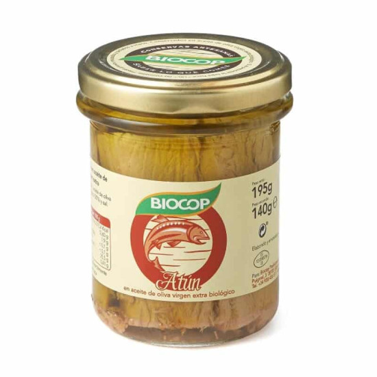 Filetes de Atún 195g Biocop ECO - Pescado en conserva