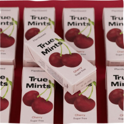 Caramelos sin plástico Cereza 13gr True Mint MINT ECO