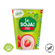 Natural Soy and Strawberry Vegetable Yogurt 400gr Sojade ECO