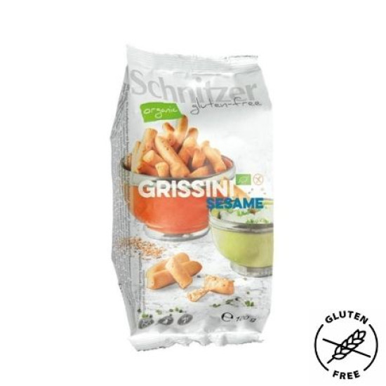 Bastoncillos de Patata con Sésamo 100gr Sin Gluten Schnitzer ECO - Galletas