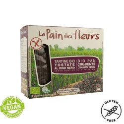 Crackers de Arroz Negro 150gr Sin Gluten Le Pain des Fleurs ECO