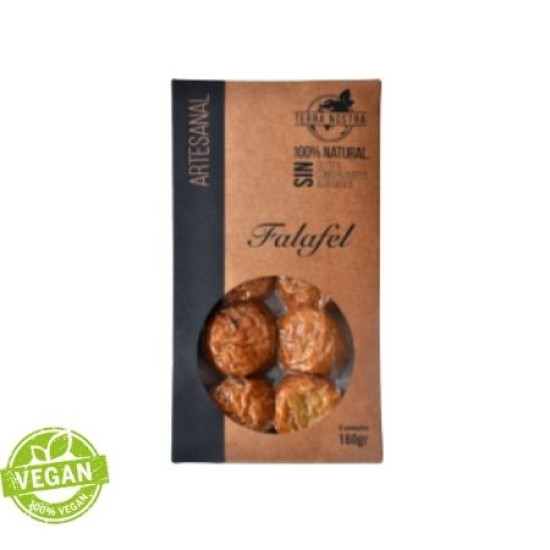 Mini hamburguesas de falafel 8unit 160gr TerraNostra ECO - Embutidos y Carne Vegana