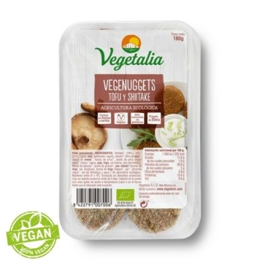 Vegenuggets de Tofu Avena Shitake 180gr Vegetalia ECO - Tofu