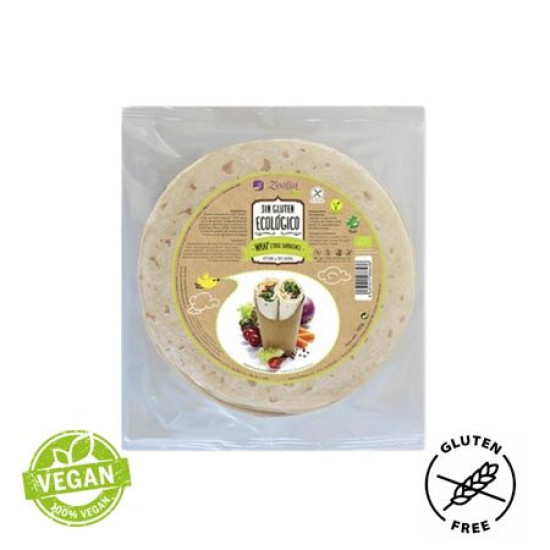 Zealia ECO Wrap au Blé Sarrai Sans Gluten 120gr - Bakery